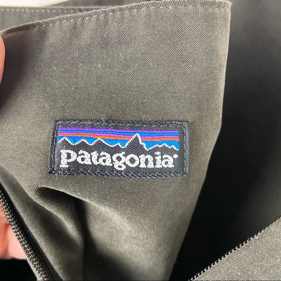 Patagonia Olive Green Sleeveless Dress Size 10 - Picture 8 of 9